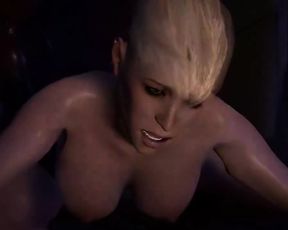 A big black surprise is waiting for Cassie Cage in the locker room