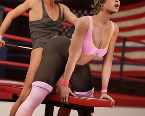 Cassie Cage gets a hard workout